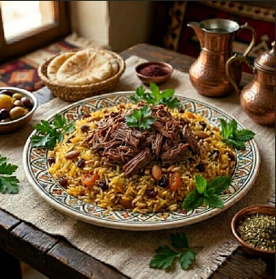 Arroz libanês com carne bovina 500g