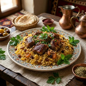 Arroz libanês com carneiro 500g